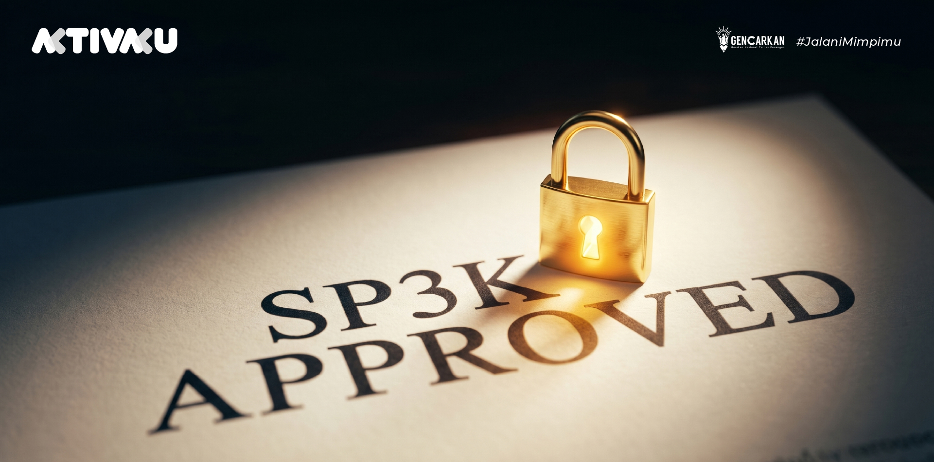 Sebuah dokumen Offering Letter resmi dari bank yang memancarkan cahaya keemasan sebagai simbol nilai tukar finansial.