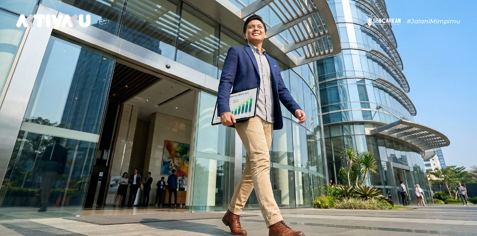 Seseorang yang lega karena transaksi jual-beli propertinya berjalan lancar tanpa kendala biaya