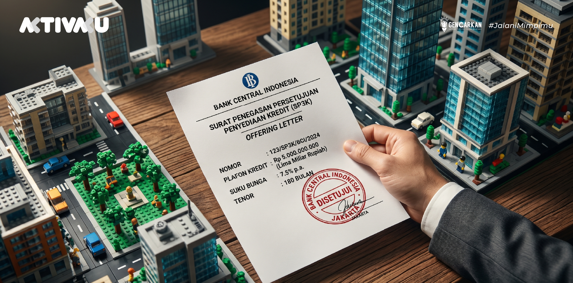Ilustrasi dana talangan offering letter mengubah dokumen menjadi uang tunai